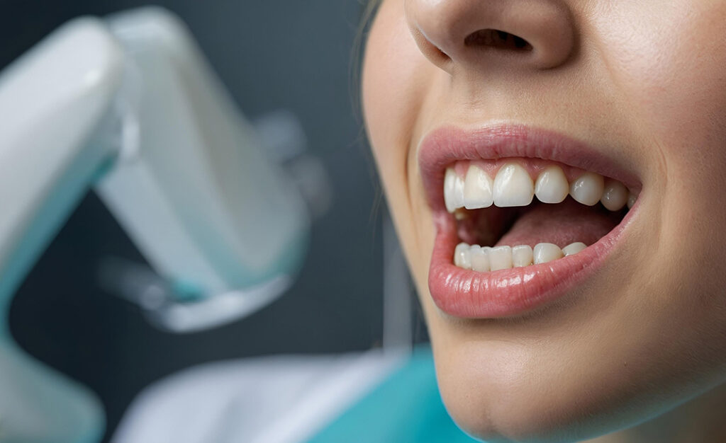 Close up of teeth